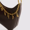 Charm detaylı omuz çantası