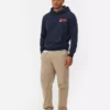 Chicago deep dish desenli kapüşonlu sweatshirt Chicago deep dish desenli kapüşonlu sweatshirt