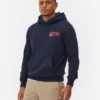 Chicago deep dish desenli kapüşonlu sweatshirt Chicago deep dish desenli kapüşonlu sweatshirt