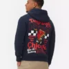 Chicago deep dish desenli kapüşonlu sweatshirt Chicago deep dish desenli kapüşonlu sweatshirt