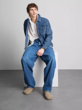 Denim kamyoncu ceketi