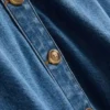 Denim kısa kollu şort gömlek Denim kısa kollu şort gömlek