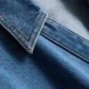 Denim kısa kollu şort gömlek Denim kısa kollu şort gömlek