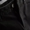 Denim kısa paça geniş bacaklı jean Denim kısa paça geniş bacaklı jean