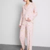 Desenli boyfriend pijamalar Desenli boyfriend pijamalar