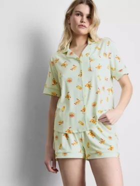 desenli erkek tarz ksa pijama 2 280x373 - Desenli erkek tarzı kısa pijama