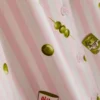 Desenli erkek tarzı kısa pijama Desenli erkek tarzı kısa pijama
