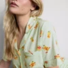 Desenli erkek tarzı kısa pijama Desenli erkek tarzı kısa pijama