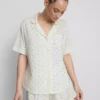 Desenli kısa erkek tarzı şort pijama Desenli kısa erkek tarzı şort pijama