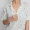 Desenli kısa erkek tarzı şort pijama Desenli kısa erkek tarzı şort pijama