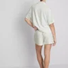 Desenli kısa erkek tarzı şort pijama Desenli kısa erkek tarzı şort pijama