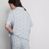 Desenli kısa erkek tarzı şort pijama Desenli kısa erkek tarzı şort pijama