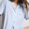Desenli kısa erkek tarzı pijama Desenli kısa erkek tarzı pijama