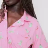 Desenli kısa erkek tarzı pijama Desenli kısa erkek tarzı pijama