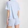 Desenli kısa erkek tarzı pijama Desenli kısa erkek tarzı pijama
