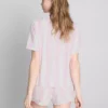 Desenli kısa erkek tarzı pijama Desenli kısa erkek tarzı pijama