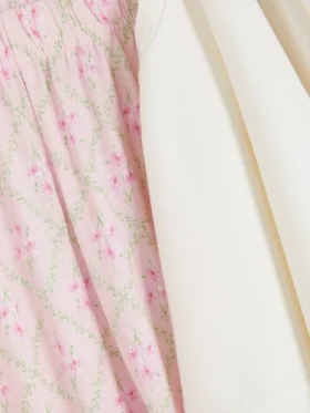 Desenli kısa kollu pijama takımı Desenli kısa kollu pijama takımı