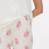 Desenli kısa kollu pijama takımı Desenli kısa kollu pijama takımı