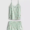 Desenli kısa pijama Desenli kısa pijama
