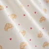 Desenli nervürlü pijama şortu Desenli nervürlü pijama şortu