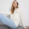 Desenli pamuklu bisiklet yaka pijama takımı Desenli pamuklu bisiklet yaka pijama takımı