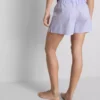 Desenli pamuklu pijama şortu Desenli pamuklu pijama şortu