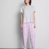 Desenli pamuklu pijama takımı Desenli pamuklu pijama takımı