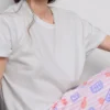 Desenli pamuklu pijama takımı Desenli pamuklu pijama takımı