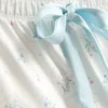 Desenli saten fiyonklu cami pijamalar Desenli saten fiyonklu cami pijamalar