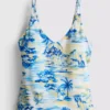 Desenli tankini üstü Desenli tankini üstü