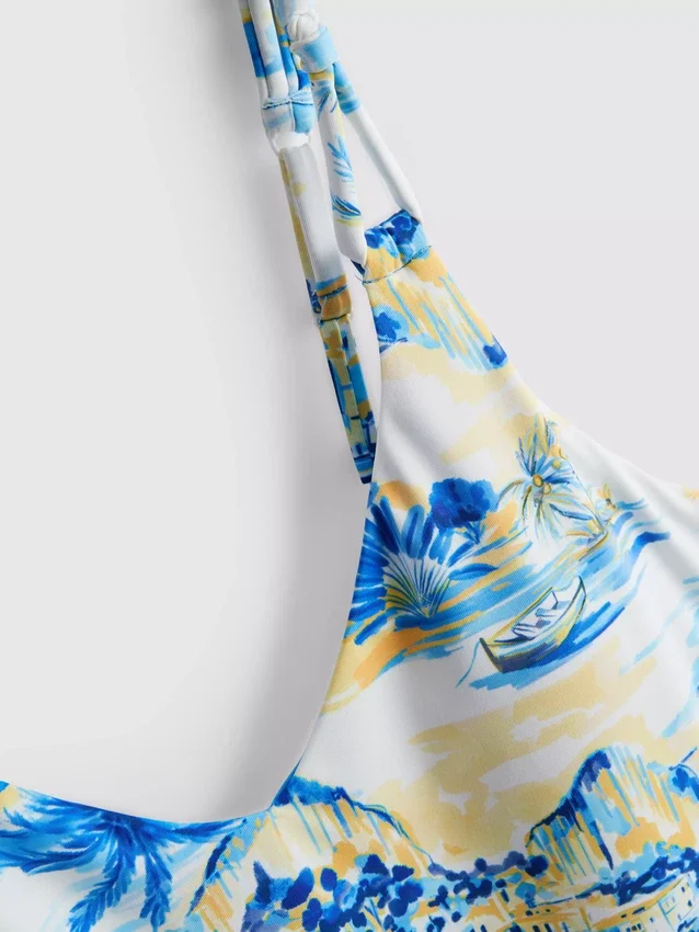 Desenli tankini üstü Desenli tankini üstü