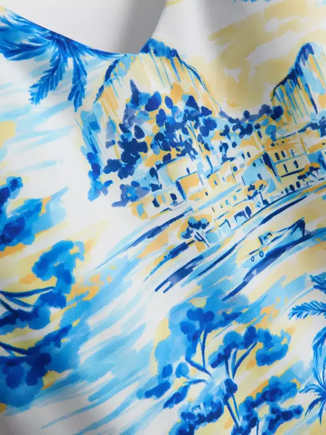Desenli tankini üstü Desenli tankini üstü