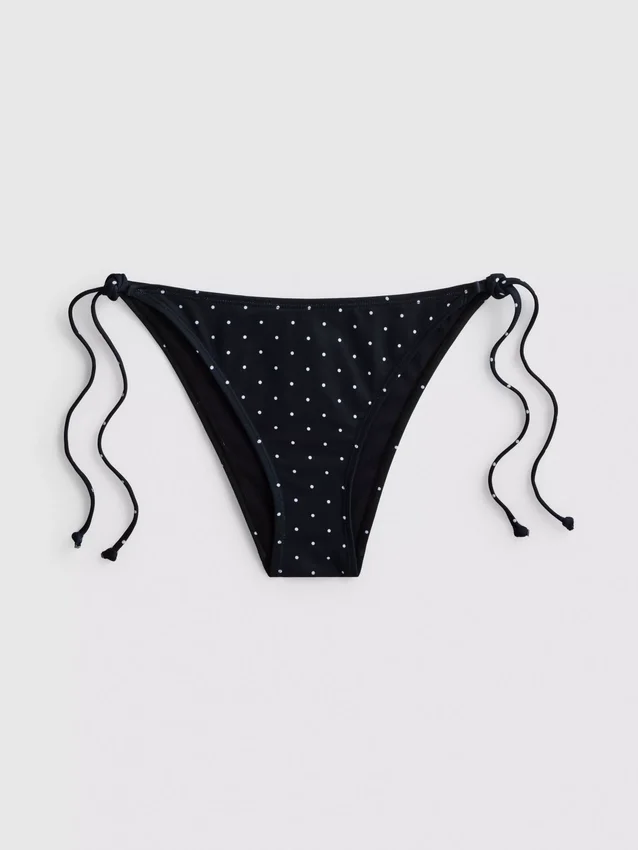 Desenli, yandan bağlamalı bikini altları Desenli, yandan bağlamalı bikini altları
