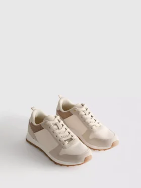 Diamanta detaylı düşük bilekli Sneakerlar