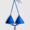 Dikiş detaylı üçgen bikini üstü Dikiş detaylı üçgen bikini üstü