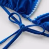 Dikiş detaylı üçgen bikini üstü Dikiş detaylı üçgen bikini üstü