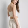 Dikişsiz baskılı kısa pijama cami Dikişsiz baskılı kısa pijama cami