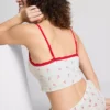 Dikişsiz baskılı kısa pijama cami Dikişsiz baskılı kısa pijama cami