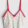 Dikişsiz baskılı kısa pijama cami Dikişsiz baskılı kısa pijama cami