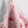 Dikişsiz baskılı kısa pijama cami Dikişsiz baskılı kısa pijama cami