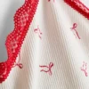 Dikişsiz baskılı kısa pijama cami Dikişsiz baskılı kısa pijama cami