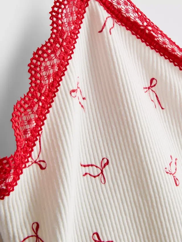 Dikişsiz baskılı kısa pijama cami Dikişsiz baskılı kısa pijama cami