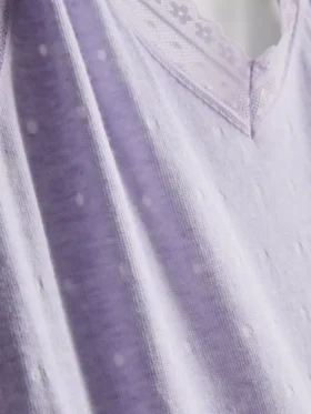 Dikişsiz cami şortlu pijama