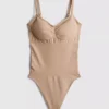 Dikişsiz korseyi ve toparlayıcı iç giyim tanga bodysuit