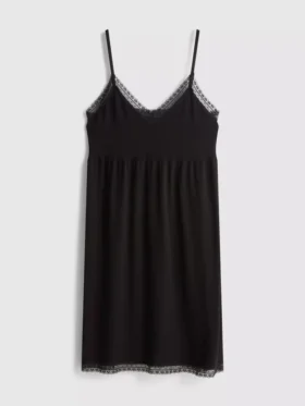 Dikişsiz mini slip elbise