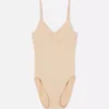 Dikişsiz, yuvarlak yakalı korseyi ve toparlayıcı iç giyim bodysuit Dikişsiz, yuvarlak yakalı korseyi ve toparlayıcı iç giyim bodysuit