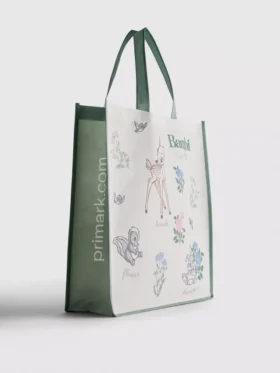Disney’in Bambi büyük boy yeniden kullanılabilir alışveriş çantası