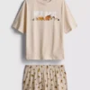 Disney’in Buz Devri pamuklu desenli kısa pijama