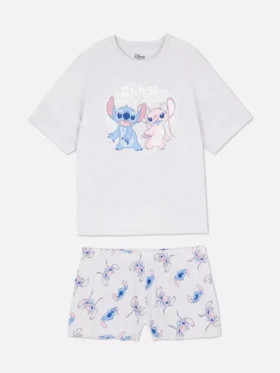Disney’in Stitch desenli kısa şortlu pijama