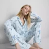 Disney’in Stitch çizgili boyfriend pijamaları Disney’in Stitch çizgili boyfriend pijamaları